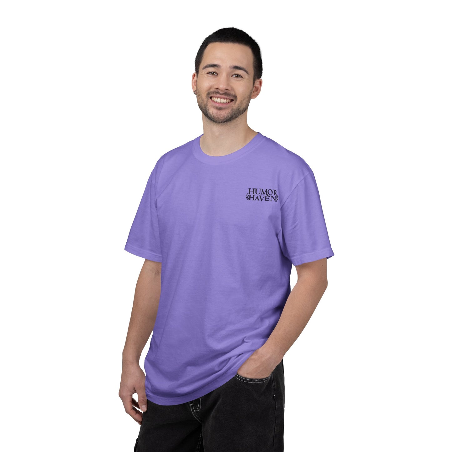 Think Free Graphic T-Shirt — Teddy Bear Street Art Design