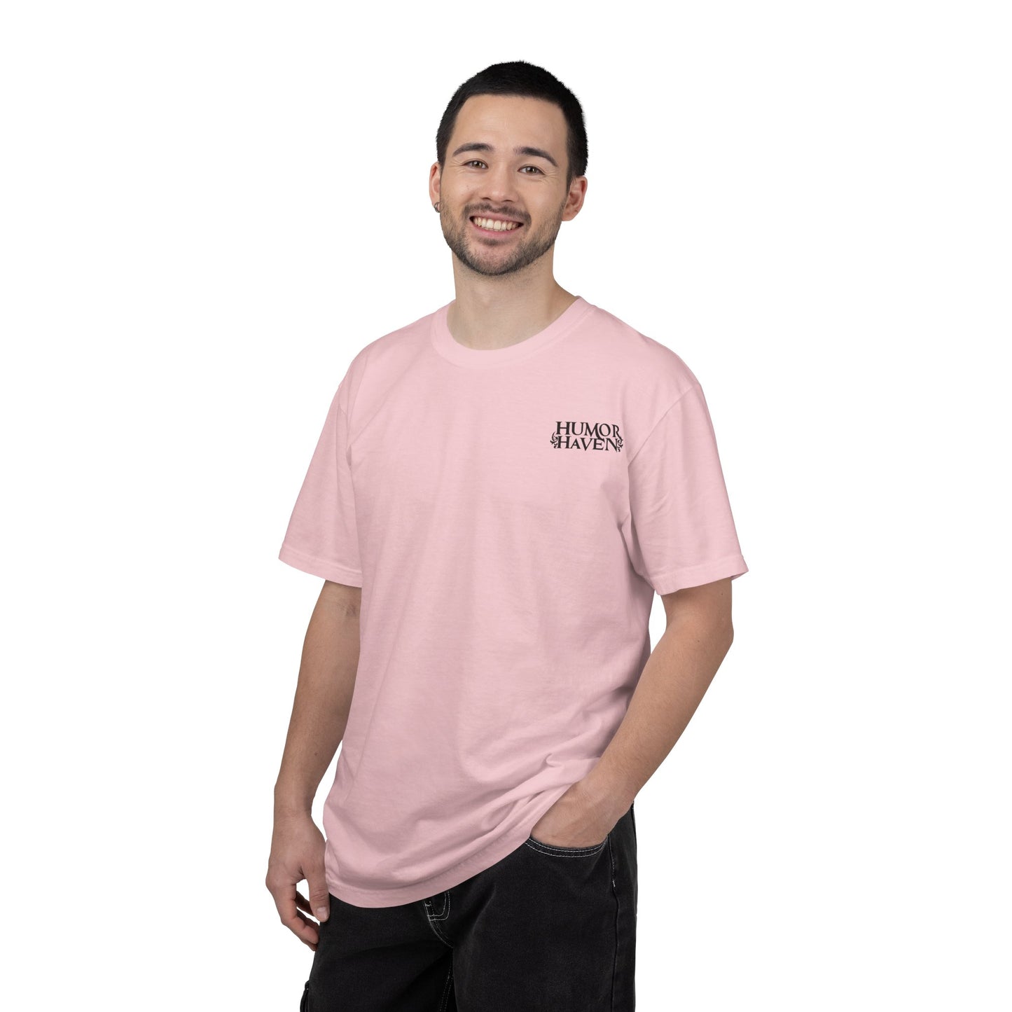 Think Free Graphic T-Shirt — Teddy Bear Street Art Design