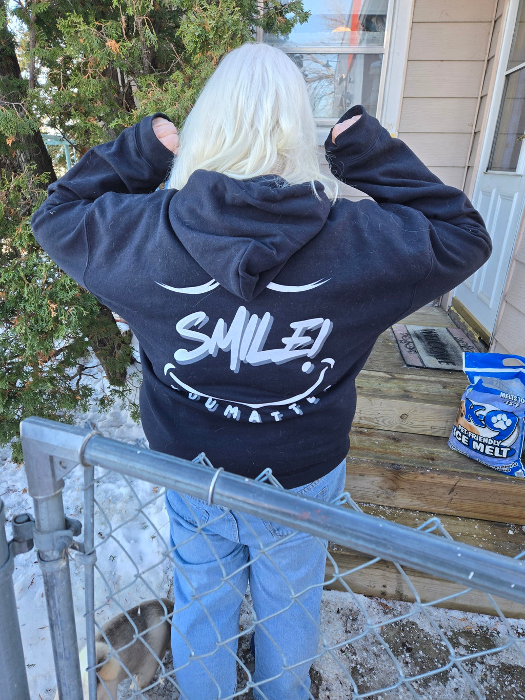 Hoodie — 'Smile! You Matter'